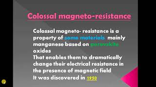 what is colossal magnetoresistance🙄🙄youtubecolossal [upl. by Ahsienod]