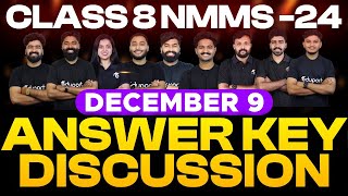 NMMS 2024  December 9 Answer Key Discussion  Eduport [upl. by Inglebert]