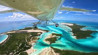 Exumas Bahamas Short  Tecnam P2008 Turbo [upl. by Estrella]