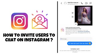 How to invite someone to chat on instagram  Instagram Message Invite update 2023 [upl. by Dowell]