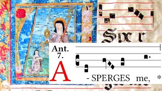 Asperges me  Rite of Sprinkling  Latin Gregorian Chant  Traditional Latin Mass [upl. by Young]