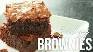 Homemade Fudgy Brownies How to Make Fudge Brownie Recipe [upl. by Cairistiona186]