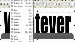 Designing a Name Plate with Inkscape [upl. by Cletis]