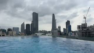 Relaxing sky pool in HCMC [upl. by Asteria]