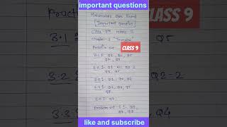 Class 9 maths 2 chapter 3 Triangles important questions Maharashtra state board ✅🧿 class9maths [upl. by Tnomel]