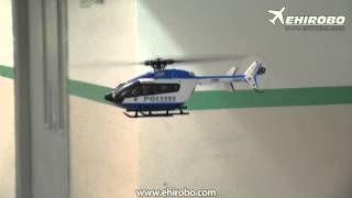 eHIROBOcom  Nine Eagles SOLO PRO 130 EC145 6CH Flybarless Licensed Micro Helicopter  24GHz [upl. by Ahsiekahs627]