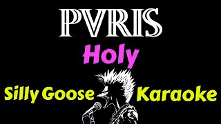 PVRIS  Holy Karaoke Lyrics Instrumental [upl. by Idona]