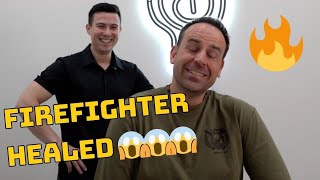 Firefighter HEALED After DOZENS of Chiropractors 😭😭  Chiropractic Adjustment Dr Pinto [upl. by Imray796]