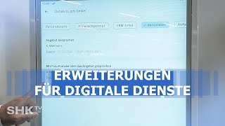 PDS Software  Neue Funktionen der PDS Mitarbeiter App  SHKTV Produkt [upl. by Puritan]