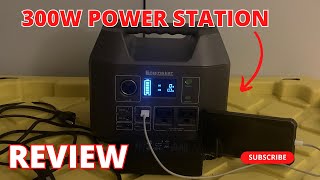 Review Enginstar 300W power station great for primitive camping  NOT SPONSORED [upl. by Heimlich328]