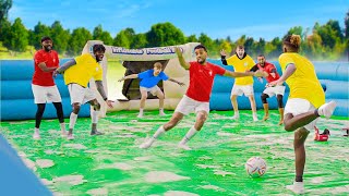 BETA SQUAD FOOTBALL SLIP N SLIDE CHALLENGE [upl. by Michaelina]