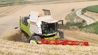 Claas TRION 540 con cressoni 720  Claas TUCANO 430 con cressoni 660 By Andrea Di Cillo [upl. by Nilhsa]