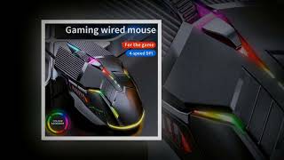 3200DPI Ergonomic Wired Gaming Mouse  Wireless Bluetooth Charging Mouse  Best Charging Mouse [upl. by Aratahs]