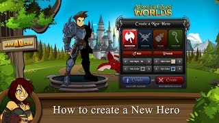 Beleens tutorial How to create a new hero in AdventureQuest Worlds [upl. by Joel]