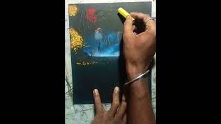 How to apply dry colour in black paper sheet [upl. by Arlina25]