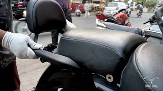 Royal Enfield Meteor 350 Backrest Extension Kit Installation Video [upl. by Ntsyrk]