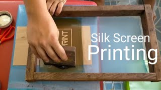 Silk Screen Printing [upl. by Atsirc]