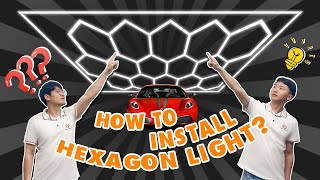 Stepbystep Guide Easy Hexagon Light Installation [upl. by Rangel947]