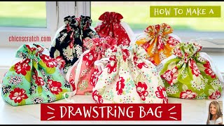 How To Make A Drawstring Bag [upl. by Alexio656]