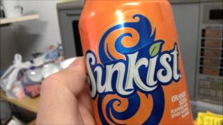 Sunkist Orange Soda Review [upl. by Shippee548]