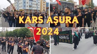 KARS AŞURA 2024 KERBELA ŞEHİTLERİNİ ANMA YÜRÜYÜŞÜkerbela aşura ehlibeyt [upl. by Cirtemed]