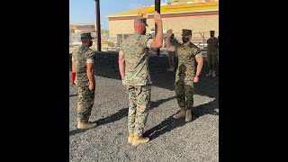 Marine Corps ReEnlistment Ceremony MCAS Yuma [upl. by Leddy]