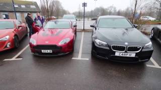 Pistonheads St Neots Car Meet 12th Feb 2017 with supercar visitors [upl. by Dorcea385]