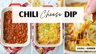 Easy Chili Cheese Dip Just 4 Ingredients [upl. by Jethro]