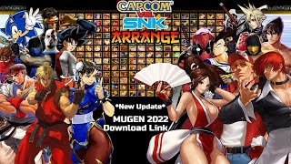 Capcom Vs SNK Arrange Mugen 2022 Free Fighting GameDownload LinkPCWindows [upl. by Flavia]