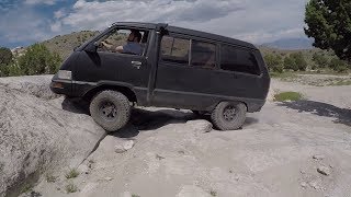 1987 Toyota Van LE 4x4 Turbo in Little Moab Utah [upl. by Yelsek]