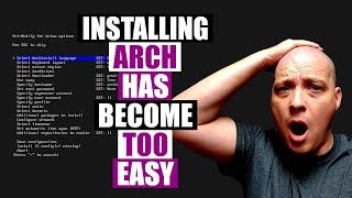 Arch Linux One Of The Easiest Distros To Install [upl. by Staw]