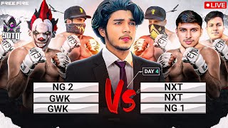 ❤NG 2 vs NXT❤ 🔥GWK 2 vs NXT🔥⭐GWK 2 vs NG1⭐TOURNAMENT🏆ROUND2🥵DAY4💥FT IND PAK free fire live [upl. by De]