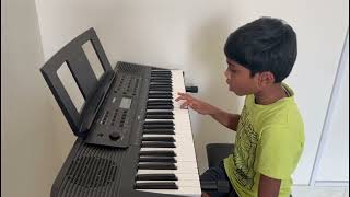 Vaarayo Vaarayo song on keyboard [upl. by Irrep884]