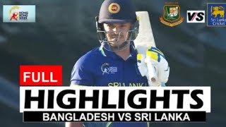 BANGLADESH VS Sri Lanka FULL HIGHLIGHTS Hong Kong Cricket Sixes 2024 [upl. by Wildermuth]