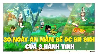 Ngọc Rồng Online  30 Ngày Ăn Mầm Up Set Kích Hoạt Của 3 Hành Tinh Sẽ Như Nào [upl. by Rico]