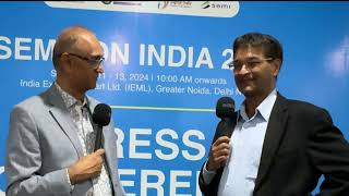 Semicon India 2024 Sandeep Kumar CEO of LampT Semiconductor Technologies [upl. by Nnyliram513]