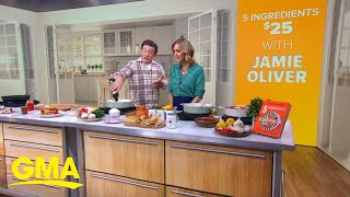 Jamie Oliver talks new cookbook shares home cooking recipes [upl. by Donovan293]