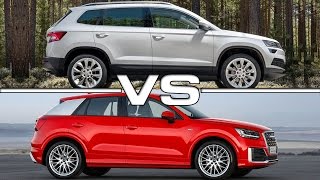 2018 Skoda Karoq vs 2017 Audi Q2 [upl. by Ellebasi]