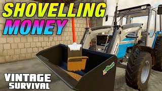 SHOVELLING MONEYTHIS IS THE DAY  Vintage Survival Farming Simulator 22  Episode 35 [upl. by Aicekat]