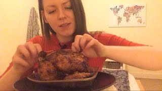 Rotisserie Chicken  ASMR Relaxing Eating Sounds [upl. by Galvin]