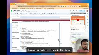 How to create a content calendar on Google Sheets using AI [upl. by Ecyt]