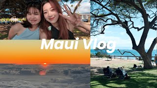 Maui Vlog🏝️｜夏威夷絕美雲海☁️ 美食有什麼🍽️ Kiehei海邊發呆🌊  茂宜島怎麼玩 · DAY 1 [upl. by Cybill107]