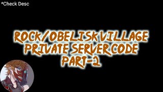 Obelisk Private Server CodePart2 Shindo Life • Roblox [upl. by Idolah129]