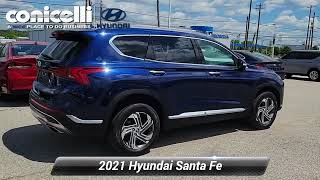 Certified 2021 Hyundai Santa Fe SEL Conshohocken PA HY8380 [upl. by Erb]