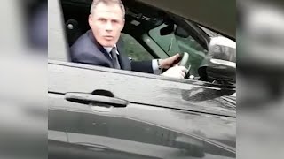 Jamie Carragher filmed spitting in direction of 14yearold girl [upl. by Breena]