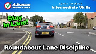 Roundabout Lane Discipline  Learn to drive Intermediate skills [upl. by Etnom]