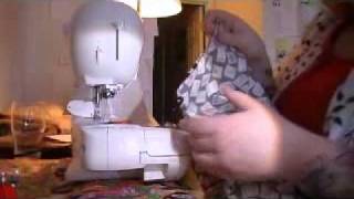 Simplicity 2247 How to sew shoulder seams using basting stitch [upl. by Carie]