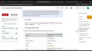 Create an Internal Load Balancer  GSP216 [upl. by Weissberg]