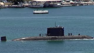 リムパック演習RIMPAC 2014 カナダ海軍・ヴィクトリア級潜水艦HMCS Victoria HD [upl. by Handel]