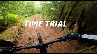 Setting New Mountain Bike Goals While Doing a Time Trial [upl. by Amber]